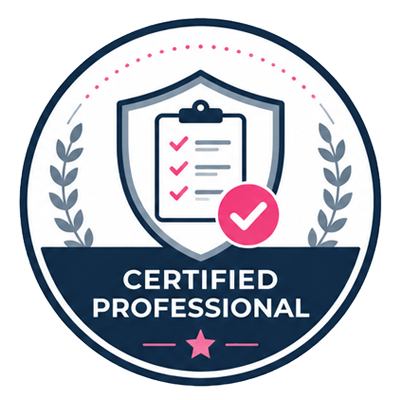 Certified professional badge