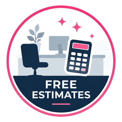 Free estimates badge